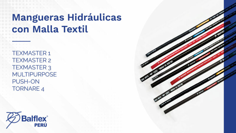 Mangueras Hidraulicas con Malla Textil - Balflex Perú